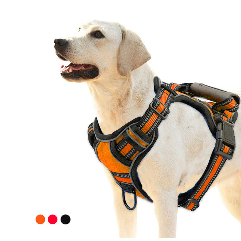 Comfortable Dog Harness No Pull Breathable Reflective Pet Harness Vest