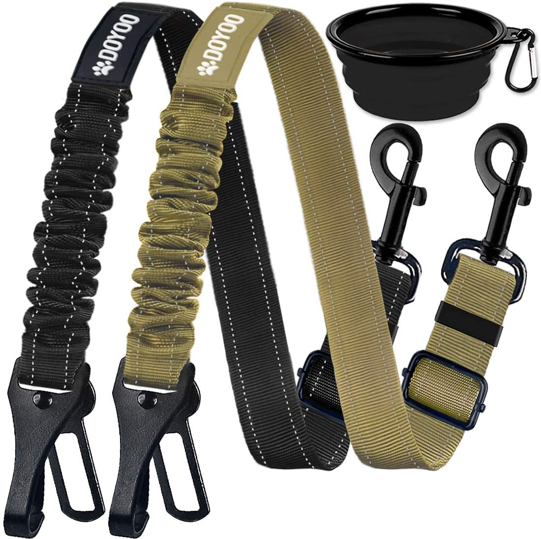 Heavy duty 2-In-1 Multi-Functional Dog Car Seatbelts