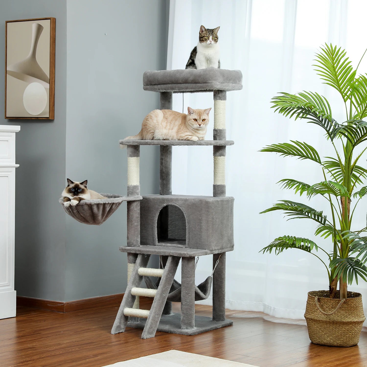 Pawz road Mult-level cat tree house Perch