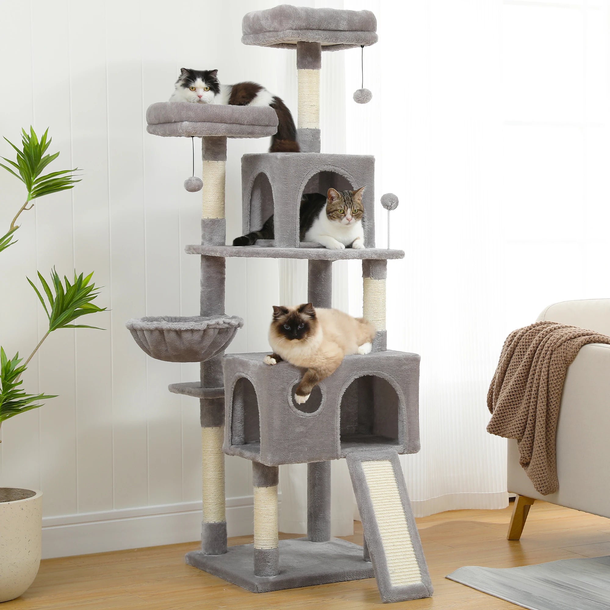 Pawz road Mult-level cat tree house Perch