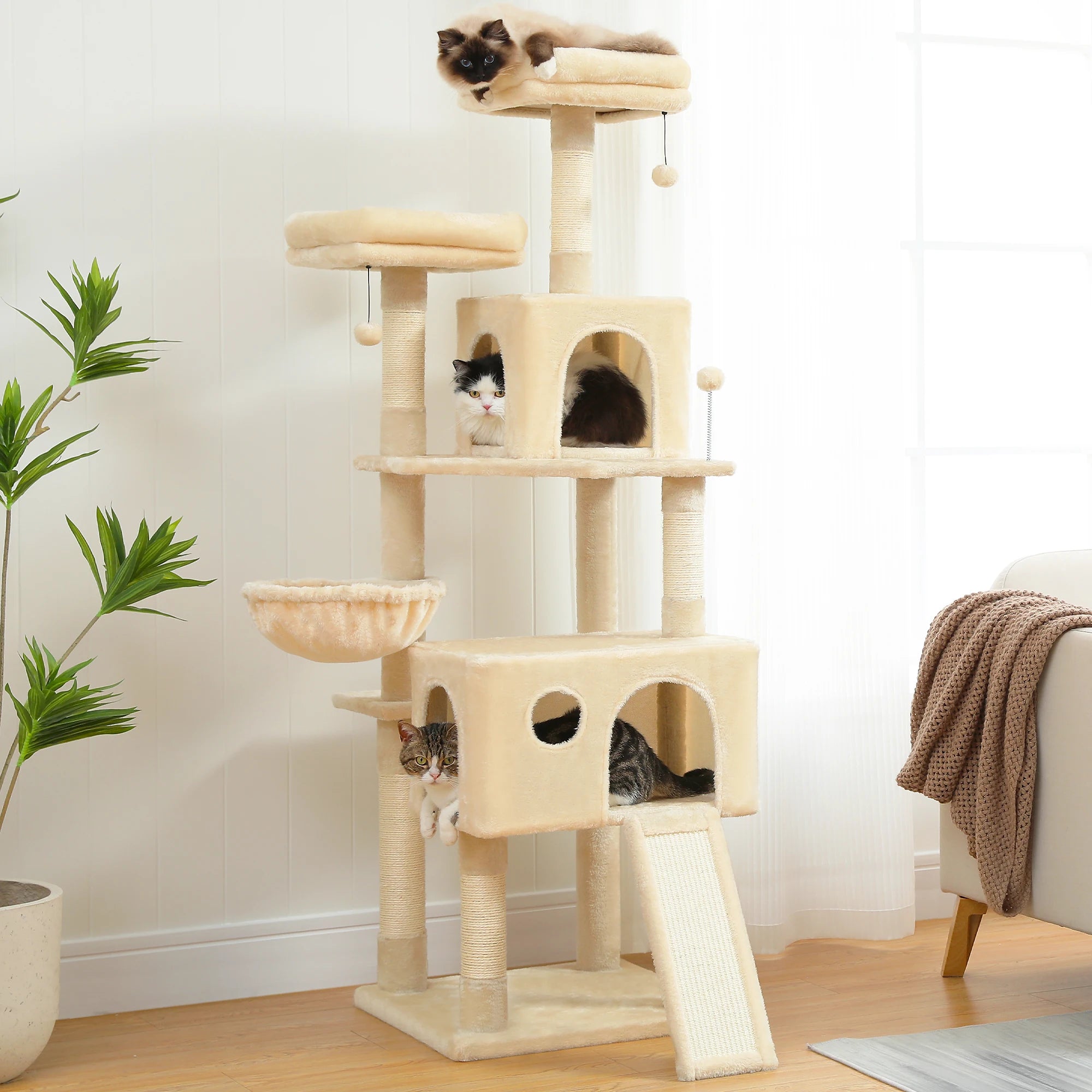 Pawz road Mult-level cat tree house Perch