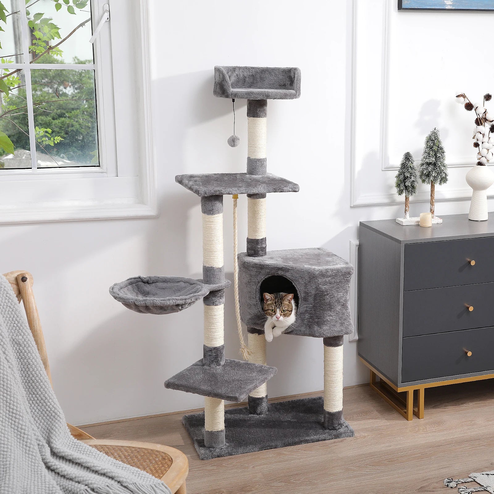 Pawz road Mult-level cat tree house Perch