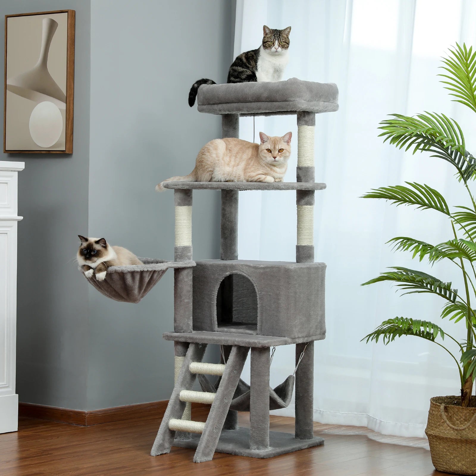 Pawz road Mult-level cat tree house Perch