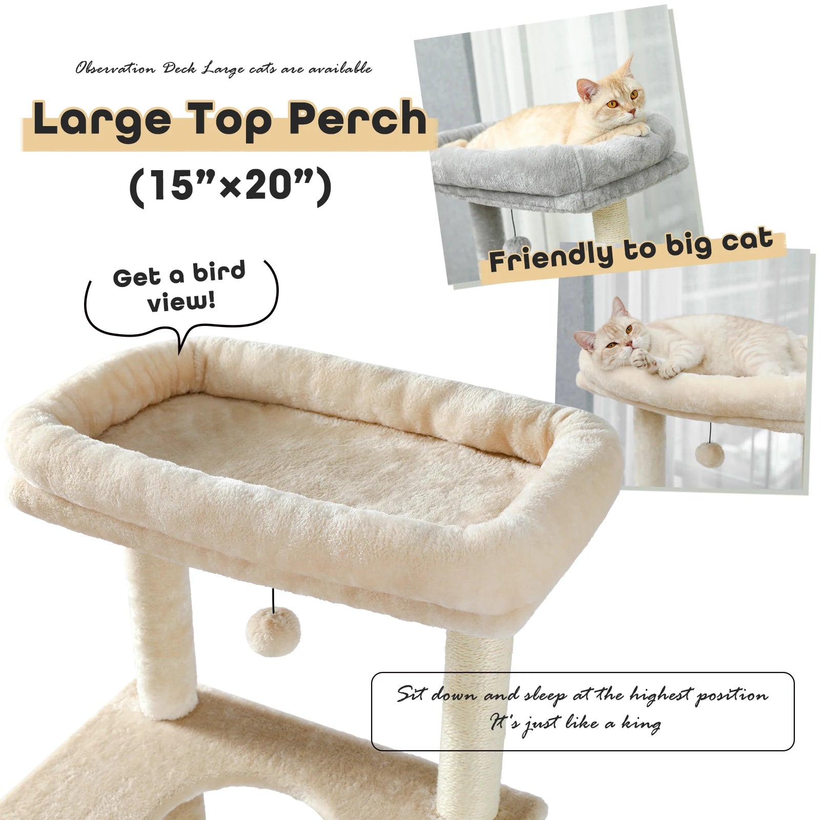 Pawz road Mult-level cat tree house Perch