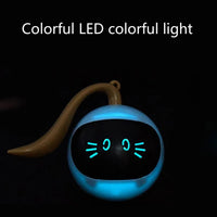 Automatic Cat Toy Colorful LED Self Rotating Ball Toys