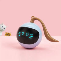 Automatic Cat Toy Colorful LED Self Rotating Ball Toys