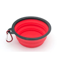 Outdoor Portable Puppy Water Container with Carabiner Folding