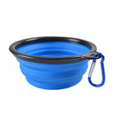 Outdoor Portable Puppy Water Container with Carabiner Folding