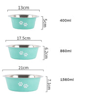 Stainless-steel Non-slip Dog/ Cat Bowls