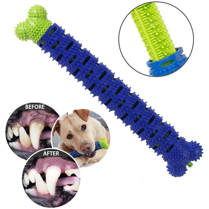 Dog Molar Stick Cleaning Massager Puppy Brush Toothbrush Chew Toy Pet Teeth Cleaning Toys for Dogs