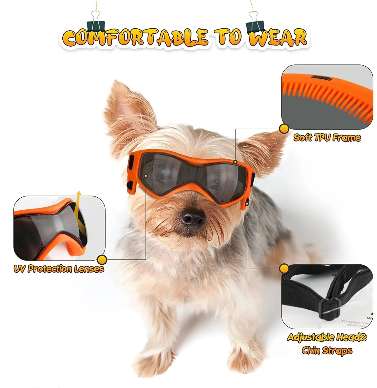 UV Protective Goggles for Dogs Sunglasses Cool Protection