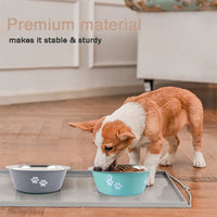 Stainless-steel Non-slip Dog/ Cat Bowls