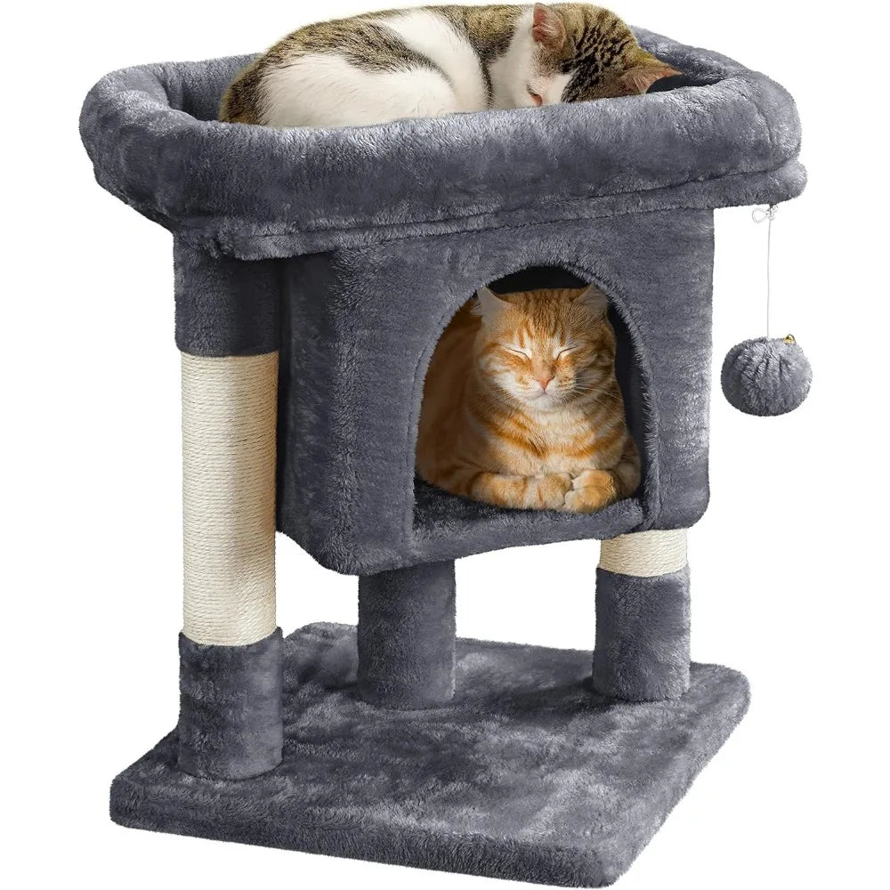 23.5in pet Condo with Sisal-Covered Scratching Posts