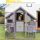 Large cat Catio Enclosure, Outdoor with bridges and a run