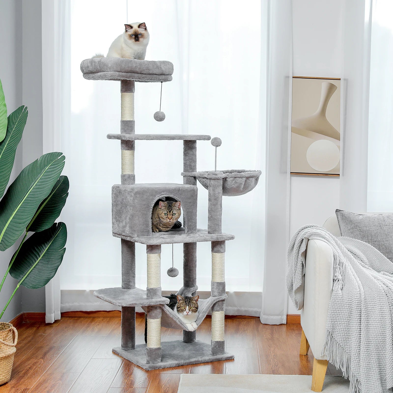 Pawz road Mult-level cat tree house Perch