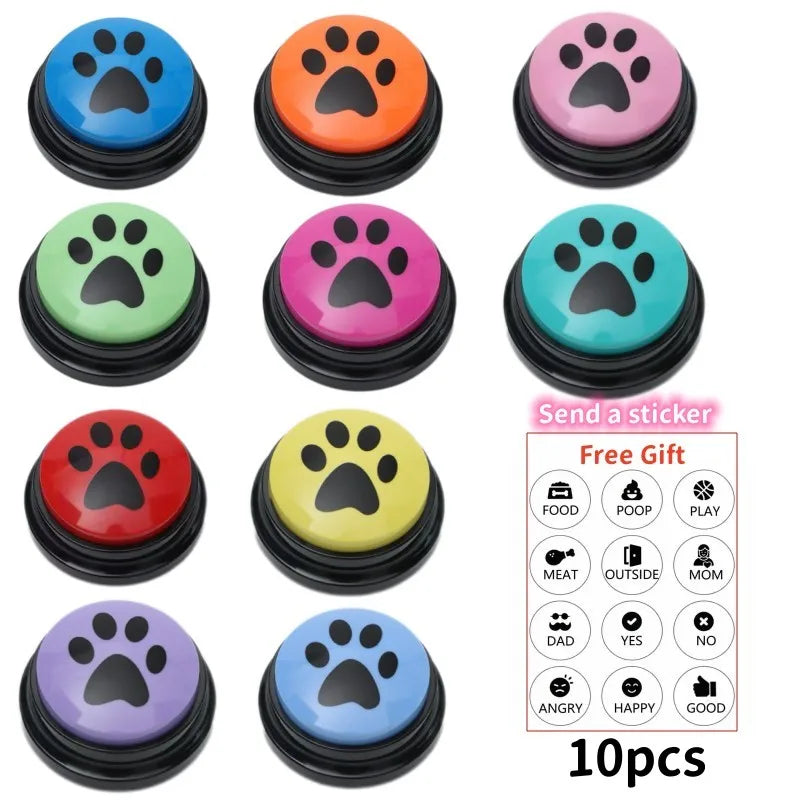 Training Button Recordable Pet Communication Dog Toys