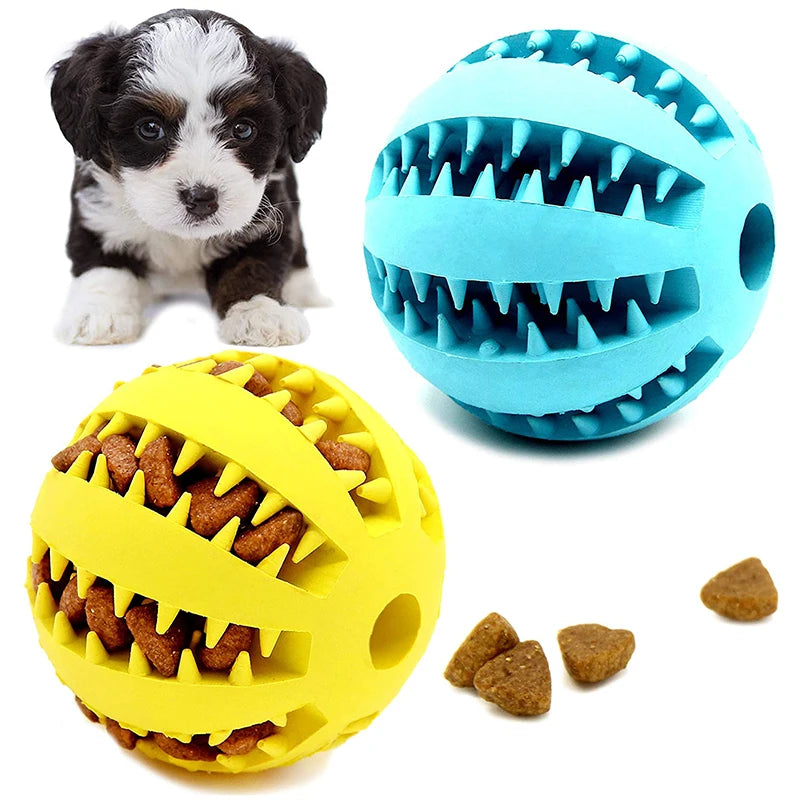 Dog Ball Toys for Small Dogs Interactive Elasticity Puppy Chew Toy