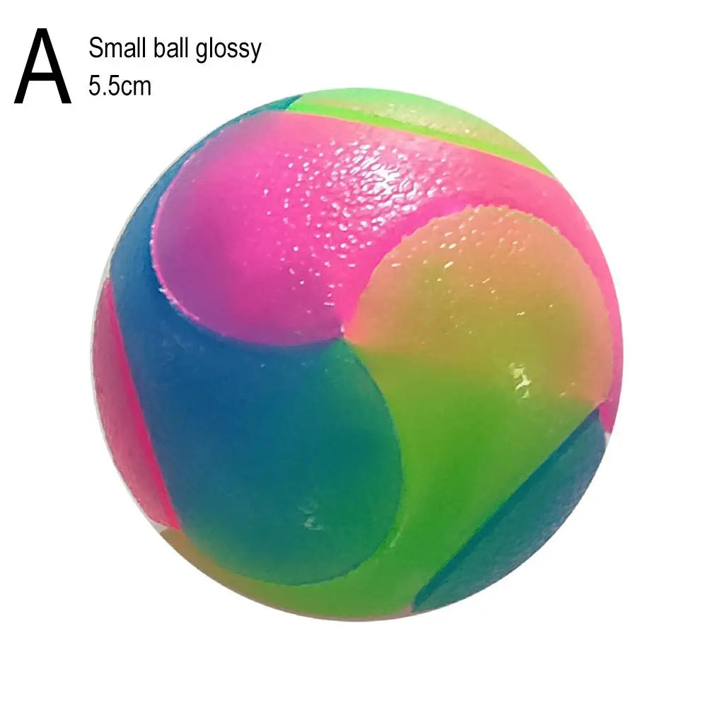 Glowing LED Puppy Flashing Elastic Ball Toy