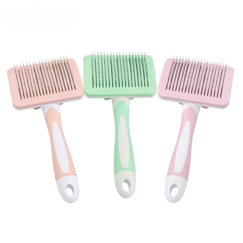 Cat/Dog Comb Stainless Steel Needle Comb Cleaning Brush