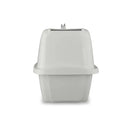 Odor Control Large Enclosed Cat Litter Box, Hooded, Pearl