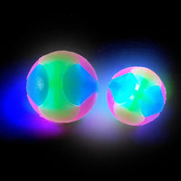 Glowing LED Puppy Flashing Elastic Ball Toy