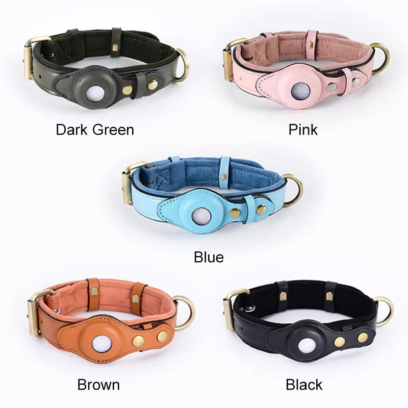 Smart anti- lost dog collar with quick releasing mechanism