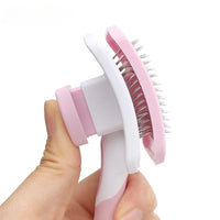 Cat/Dog Comb Stainless Steel Needle Comb Cleaning Brush