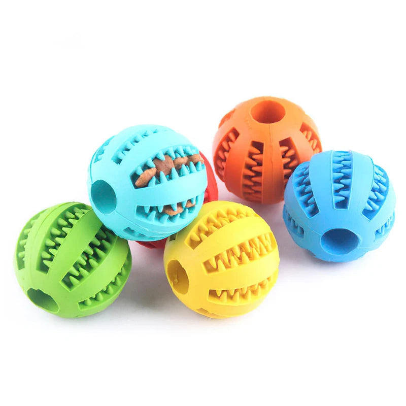 Dog Ball Toys for Small Dogs Interactive Elasticity Puppy Chew Toy