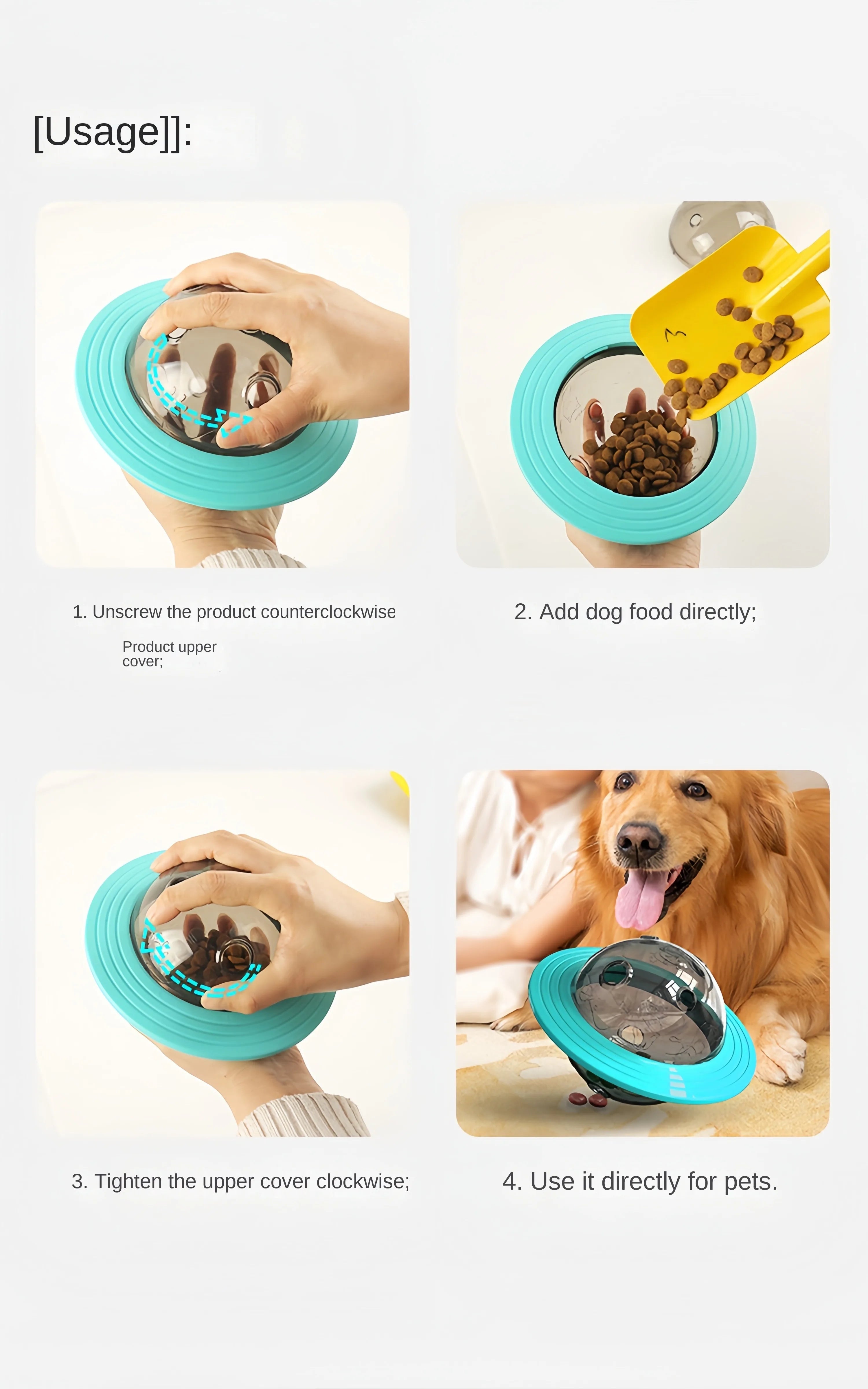 Dog Increase Intelligence Elliptical Track Rolling Ball Leaky Food