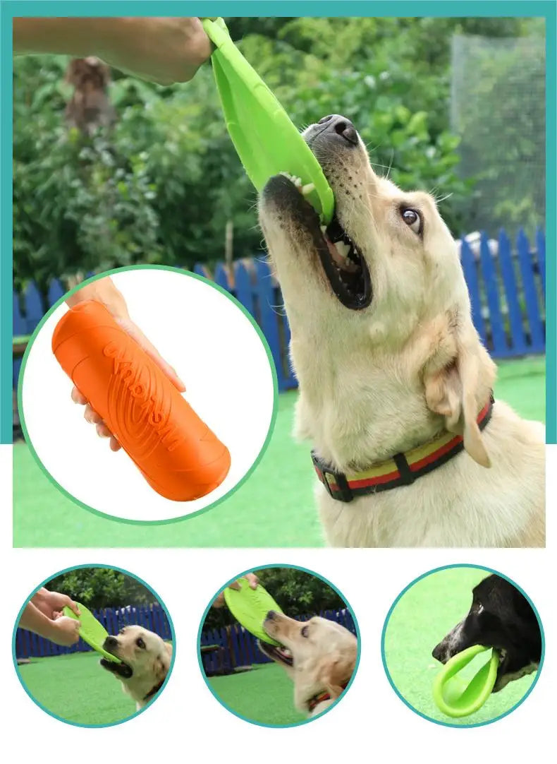 Bite-Resistant Flying Disc Toys For Dog Multifunction Training Toys