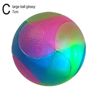 Glowing LED Puppy Flashing Elastic Ball Toy