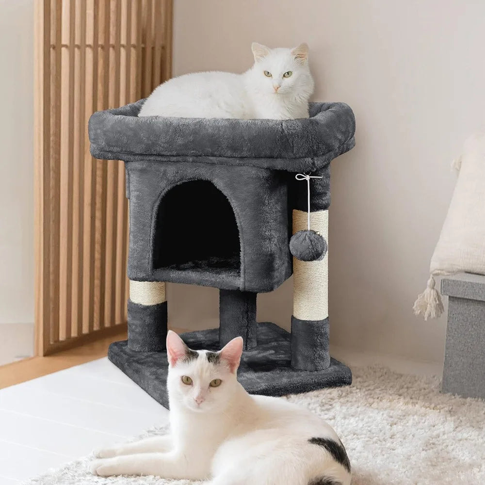 23.5in pet Condo with Sisal-Covered Scratching Posts