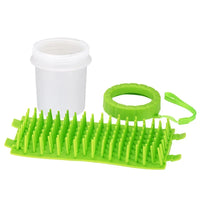 Pet Foot Washing Cup Dog Bath Pet Beauty Cleaning Wipe free Automatic Foot Portable Cat Dirty Paw Cleaning Wash Brush Cup