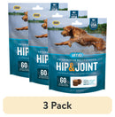 (3 Pack)  Hip & Joint Supplement for Dogs, Chicken Flavored Soft Chews, 60 Count