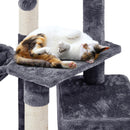 Cat Tree 34In Cat Tower, Multi-Level Cat Condo with Extra Scratch Boards and Sisal Posts as Kitty Activity Center