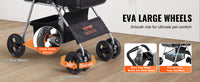 Vevor 35lbs 4 Wheels Pet Dog Stroller with Brakes Storage Basket